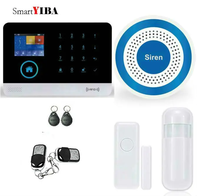 SmartYIBA умные сигнализация RFID Беспроводная Проводная домашняя Wi-Fi GSM охранная