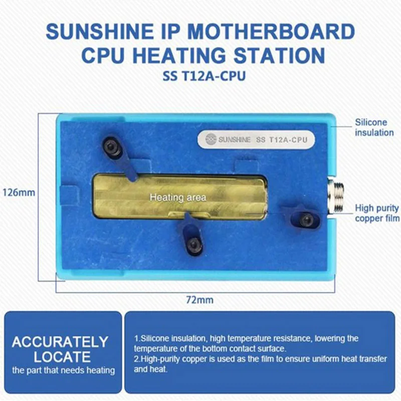 IC чипы распаковочная станция SS T12A CPU материнская плата сепаратор для IP X XS XSMAX