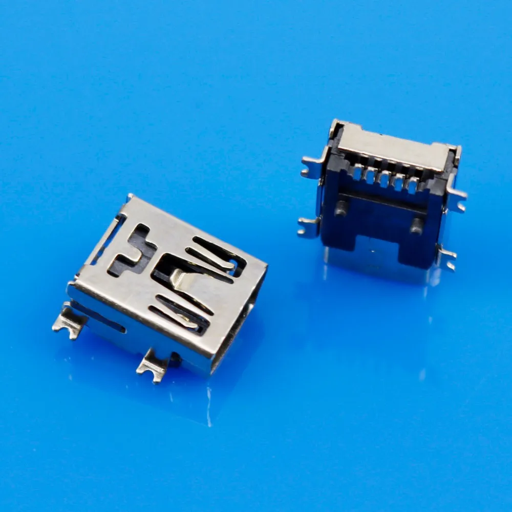 JCD Горячая 5 шт. мини Тип USB B Женский Pin держатель для печатной платы и гнездом