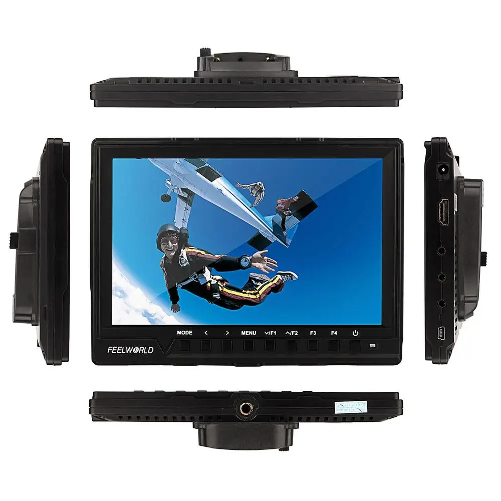 Kaufen Feelworld FW-760 + Batterie + Ladegerät + Magic Arm 7 ''Video Monitor IPS Full HD 1920x1200 HDMI 1080p Für BMPCC Für Dslr Kamera