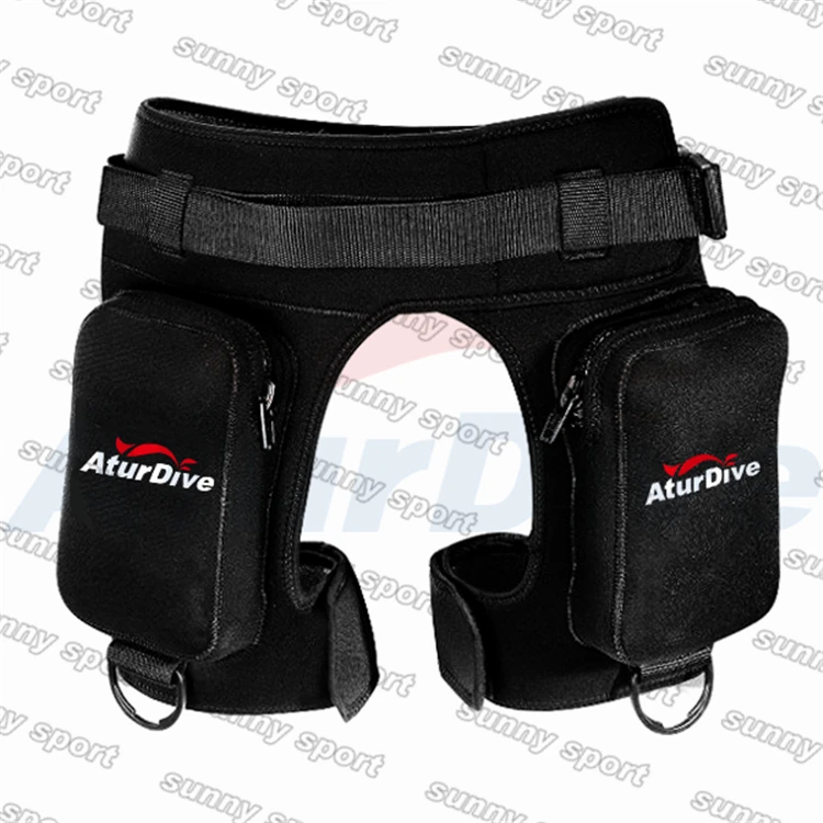 Aturdive submersible pocket pants submersible leg bag bags bandage pants submersible pants thickening Diving equipment shorts