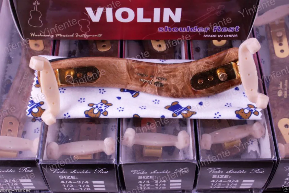 2 шт. Скрипка для отдыха через плечо птица глаз клен дерево 4/4 прочные VIoin