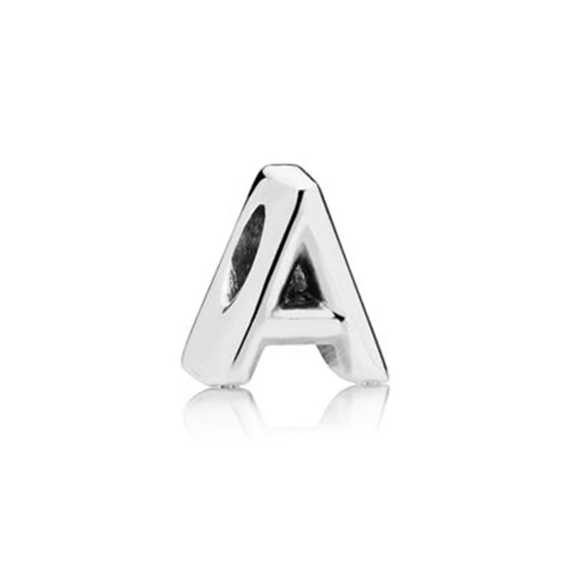TOGORY 2 шт./лот Английский алфавит буквы A-Z хрустальные бусины подходят для