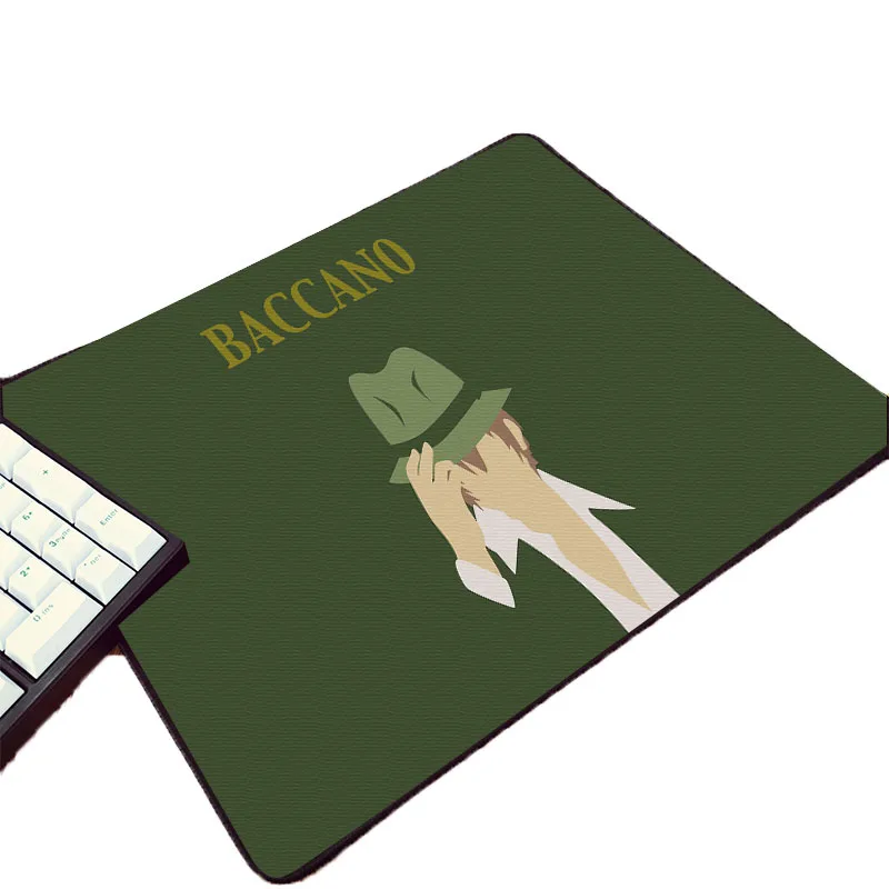 Mairuige Cool Аниме резиновая Pc компьютер коврик для мыши с изображением Baccano
