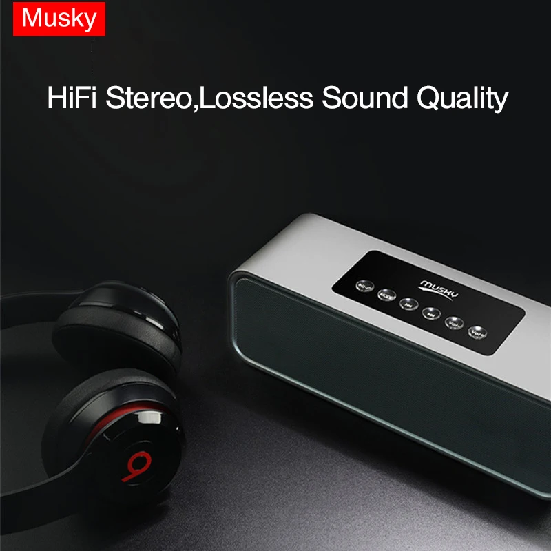 Musky DY22L беспроводной bluetooth динамик 10 Вт портативный звук 3D стерео музыка объемный