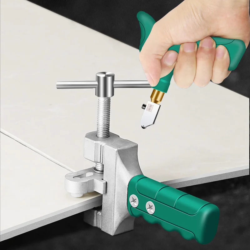 Ceramic Tile and Glass Cutter Tool with Knife Wheel and Thickness Adjustment image 3