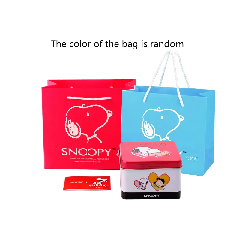 Часы наручные Snoopy Мужские кварцевые спортивные модные брендовые с силиконовым