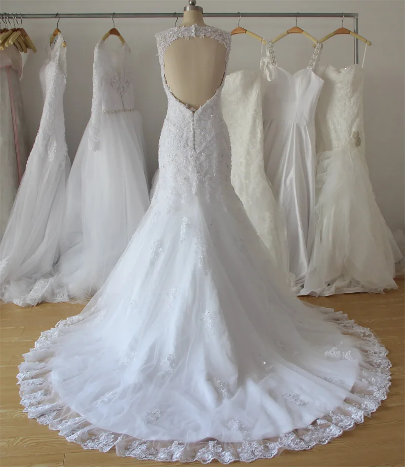 Аманда новиас Спагетти ремни кружева платье с вышивкой и открытой спиной Русалка