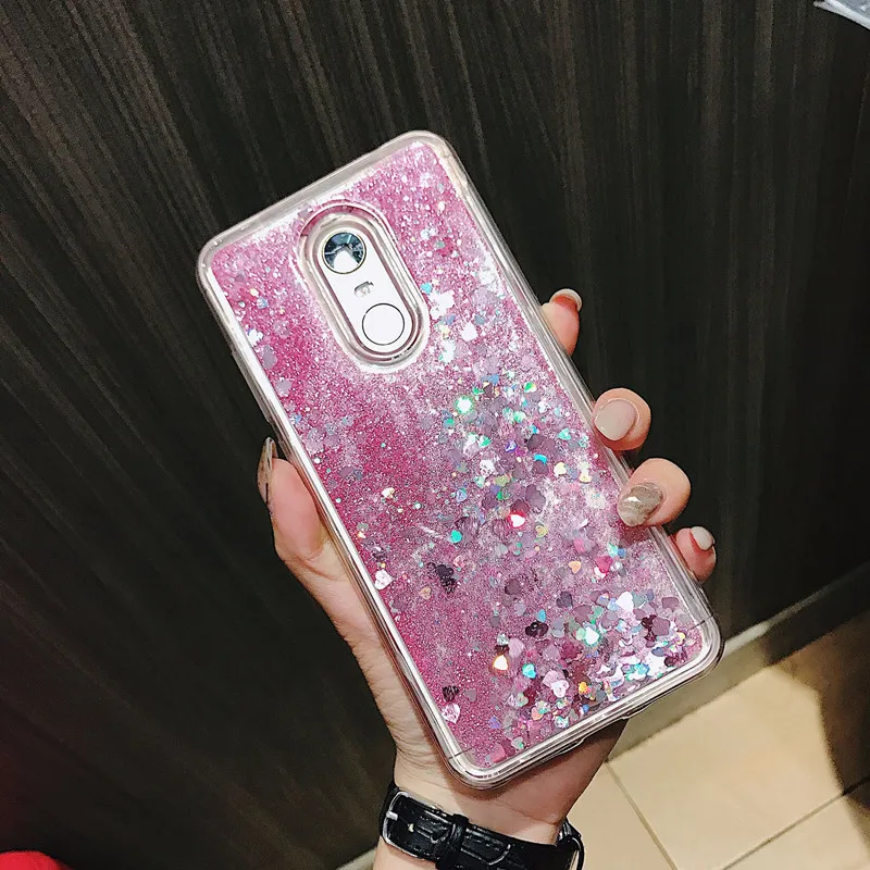 Жидкий зыбучий песок Блестящий блестящий чехол для телефона Xiaomi Redmi 9 9SE 8 Lite Note 7 6 6A