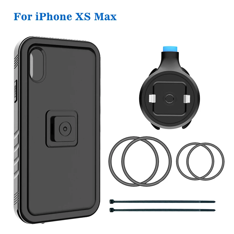 BMC-IXS MAX Велосипедный держатель для телефона для мотоцикла для iPhone XR XS MAX, телефонная поддержка для Moto Stand сумка для велосипеда Чехол для мобильного телефона - Цвет: BMC-IXS MAX