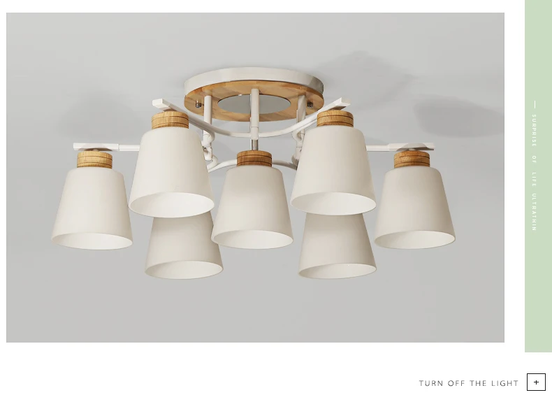 Скандинавский светодиодный потолочный светильник для гостиной Лофт Deco арт-кабинет спальня деревянный потолочный светильник для столовой Бар для чтения потолочные светильники блеск