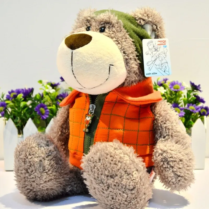 25 см немецкая Серия Бутик Плюшевые игрушки братья Лыжный жилет платье шляпы