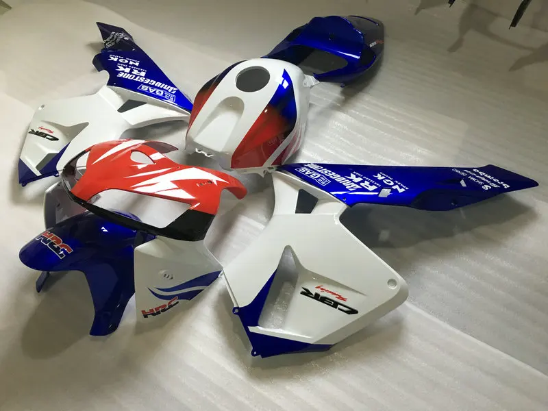 Мотоцикл обтекатель комплект для HONDA CBR600RR F5 05 06 CBR 600RR CBR 600 RR 2005 2006 ABS синий белый красный обтекатели комплект+ подарки HD32