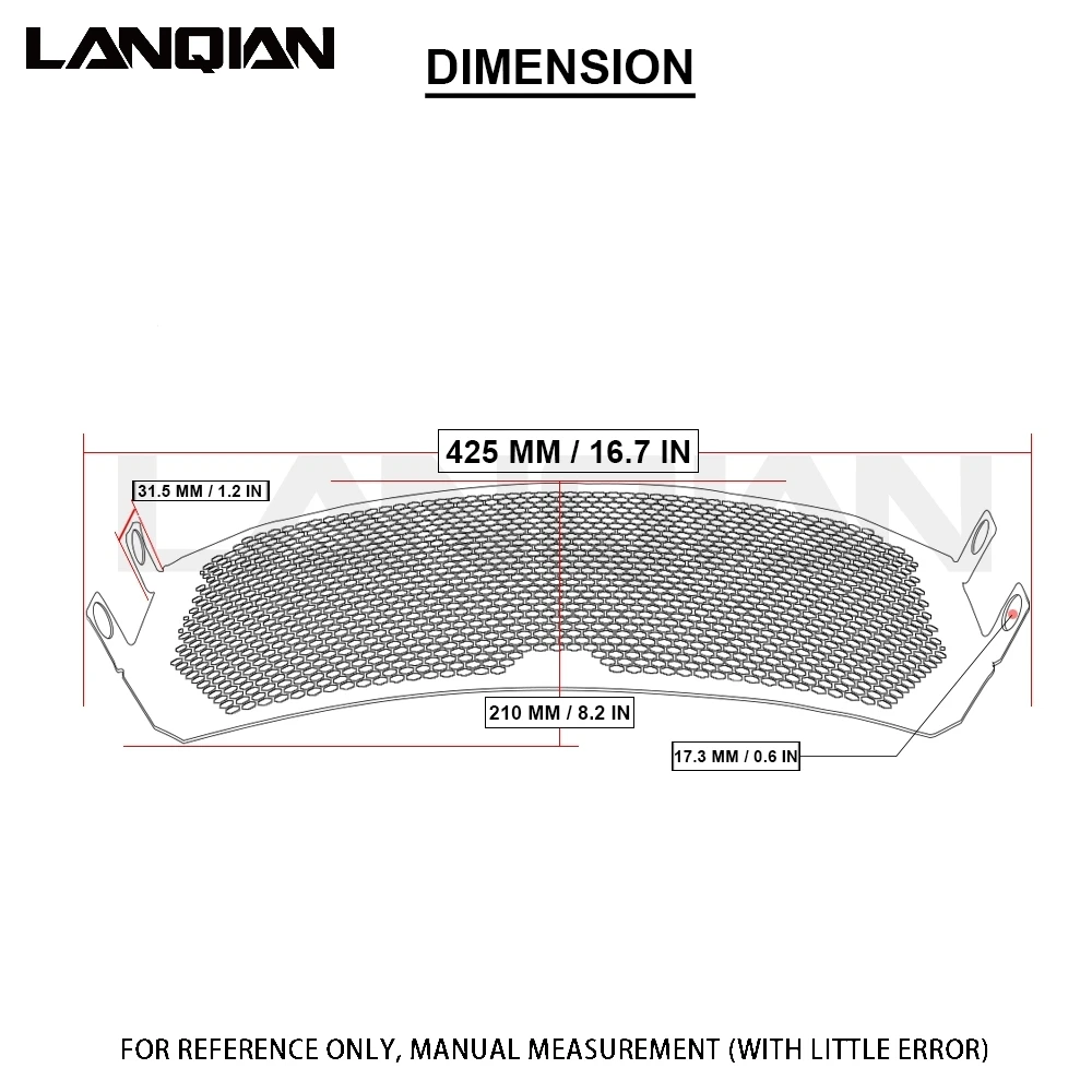 

Stainless Steel Radiator Grille Guard Cover For DUCATI MONSTER 821 2014-2016 1200S 2014-2016 MONSTER 1200 2014-2016