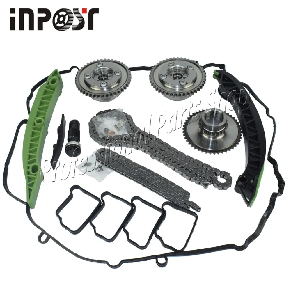 

Timing Chain Kit Camshaft (Exhaust+Intake) Adjuster Actuator for MERCEDES M271 W203 W204 E250 C250 SLK250 2710503347 2710502947