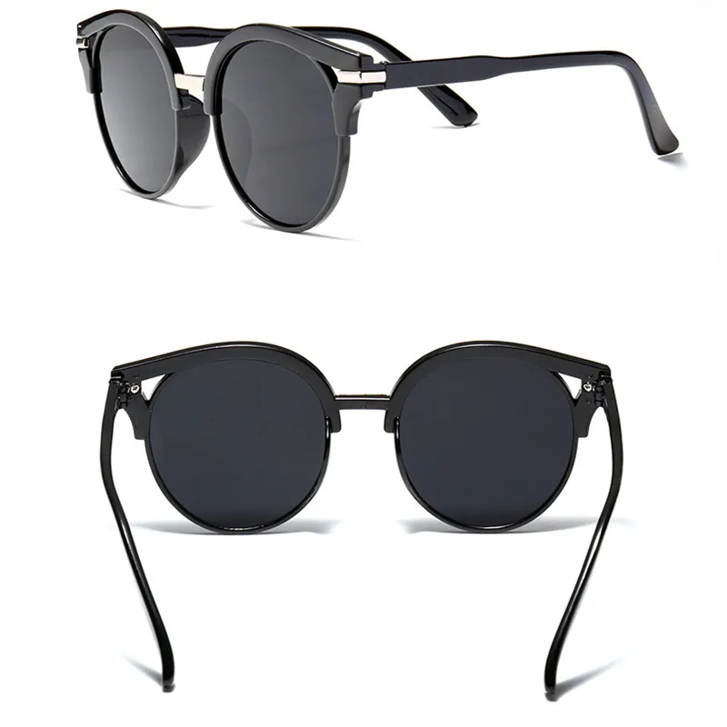 

2019 new fashion ladies sunglasses classic retro international brand design men's round glasses UV400 driving goggles