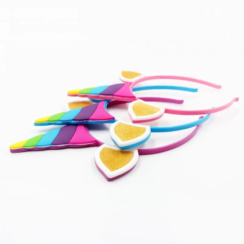 Украшения для вечеринки в виде единорога новейшая повязка на голову украшения