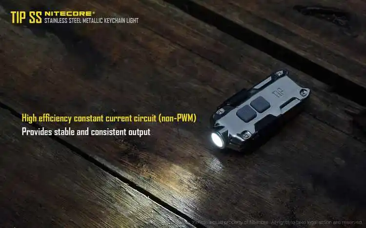 NITECORE Совет SS мини фонарик CREE XP-G2 S3 Макс 360 люмен с литий-ионным аккумулятором с зарядкой через USB мини факел EDC свет