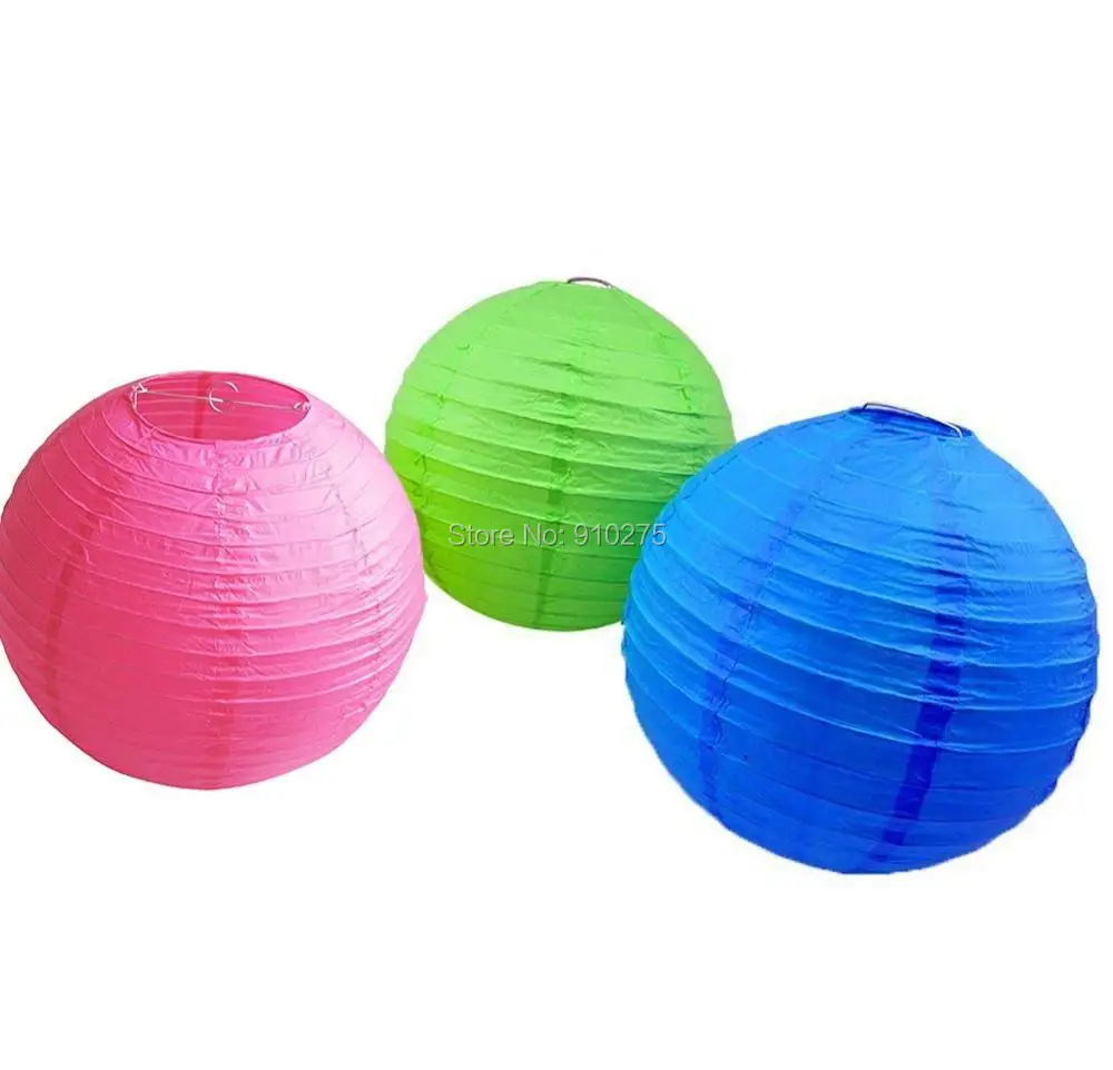 6 шт Смешанные 2 размера ярко розовые зеленые королевские синие Китайские