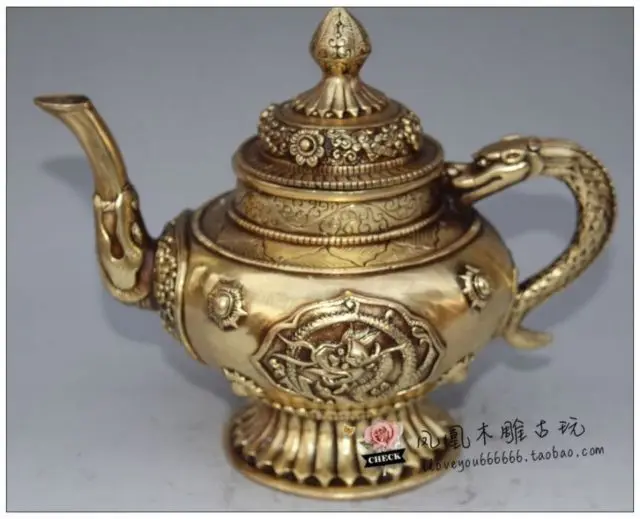 

Китайская античная коллекция медный фланец