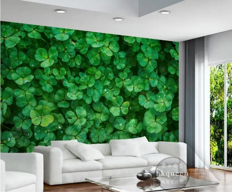 Green Leaf Leaves Plants Photo Mural 3D Wallpapers Living Room Office Restaurant TV Backround Murals Wall Paper Rolls Landscape |