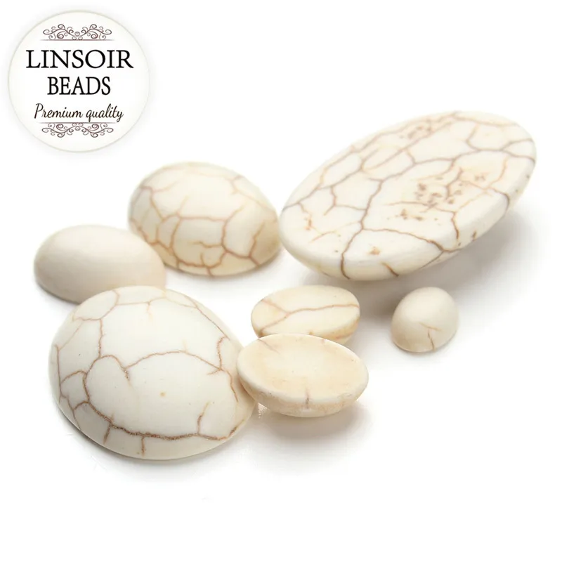 Бусины из натурального камня для изготовления ювелирных изделий, 10 шт., Овальные, плоские, белые бирюзы, кабошон, 6x 8/10x 8/10x1 2/11x1 5/13x1 8/18x25 мм Бусины из натурального камня для изготовления ювелирных изделий, 10 шт., Овальные, плоские, белые бирюзы, кабошон, 6x 8/10x 8/10x1 2/11x1 5/13x1 8/18x25 мм