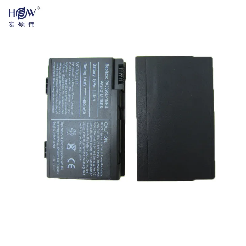 HSW 5200 мАч 8 ячеек новая и Замена Аккумулятор для ноутбука TOSHIBA PA3395U-1BRS PA3421U-1BRS M30X-104