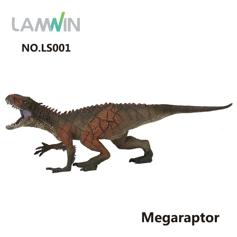 Lamwin моделирование Megaraptor Пластик ПВХ динозавры игрушечной модели мир Юрского