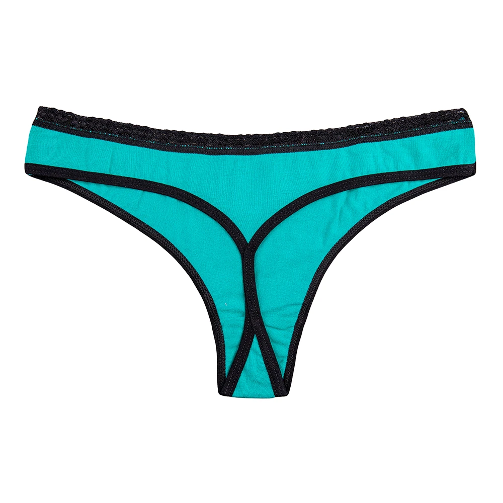 FUNCILAC хлопок женские стринги сексуальные кружева G String трусики трусы для Для