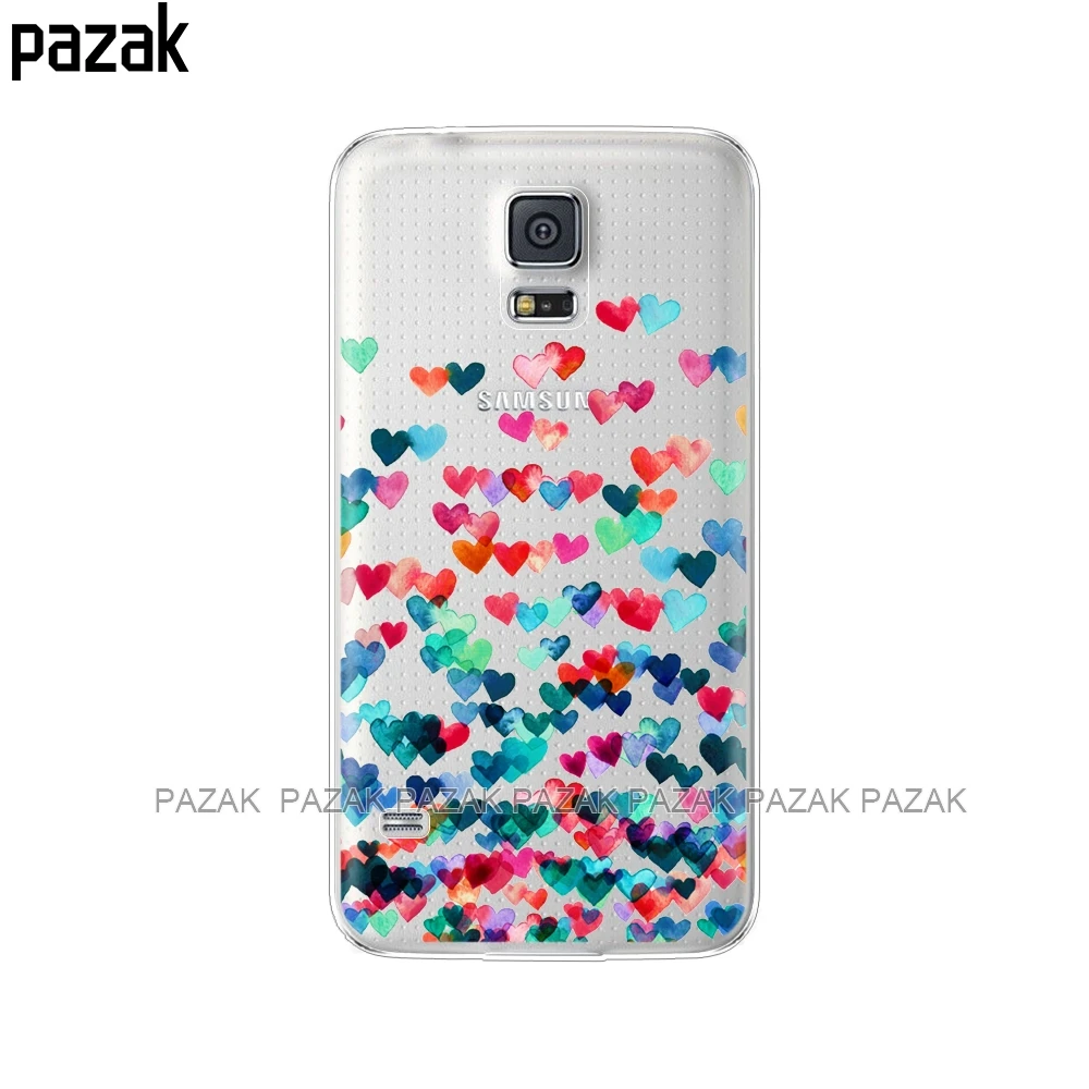 Силиконовый чехол для Samsung Galaxy S5 мягкий ТПУ телефона Neo прозрачный i9600