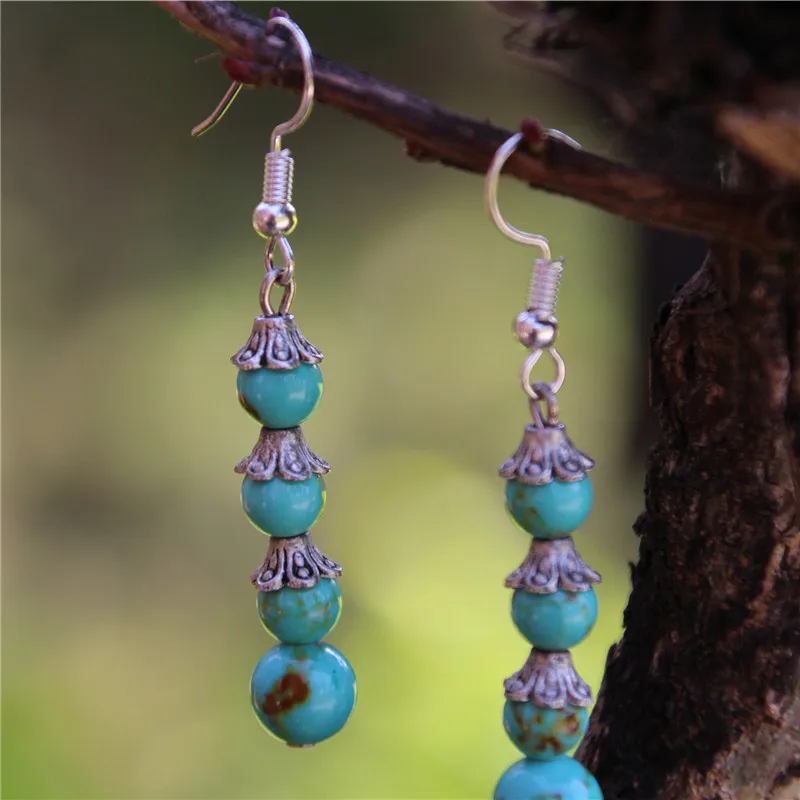 GORISEF серьги ручной работы из бисера этнические ювелирные изделия 2020 новый