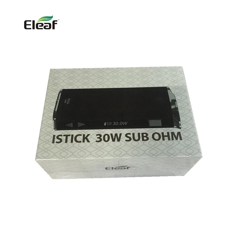 Оригинальный боксмод Eleaf istick 30 Вт ismoka eleaf встроенный аккумулятор со штепсельной