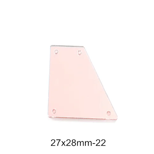 P22-27x28mm 50 шт. хрустальные зеркальные lt фиолетовые пришивные стразы неправильной формы акриловые зеркальные пришивные стразы lt фиолетовые Пришивные для одежды B3604 - Цвет: P22-27x28mm