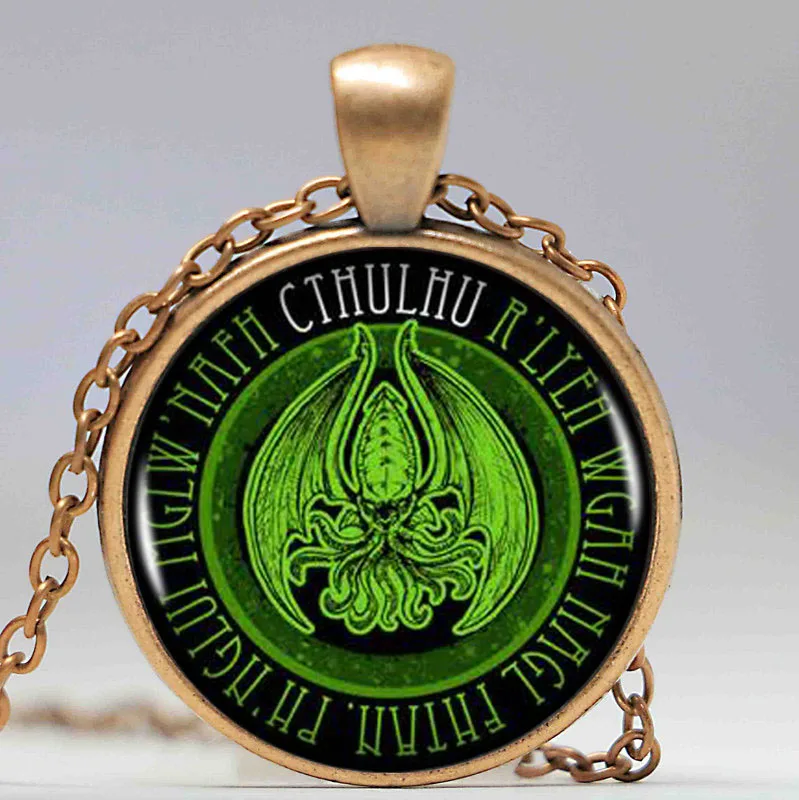 1 шт./лот модная подвеска Kraken Cthulhu и ожерелье с кабошоном винтажная длинная