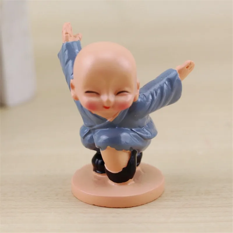 4 шт./лот классические ретро фигурки монах из смолы креативный подарок на день