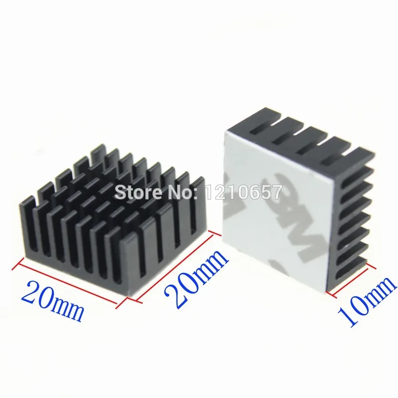 100 шт./партия радиатор для процессора 20x20x10 мм|cpu holder|sink pricesink utility |