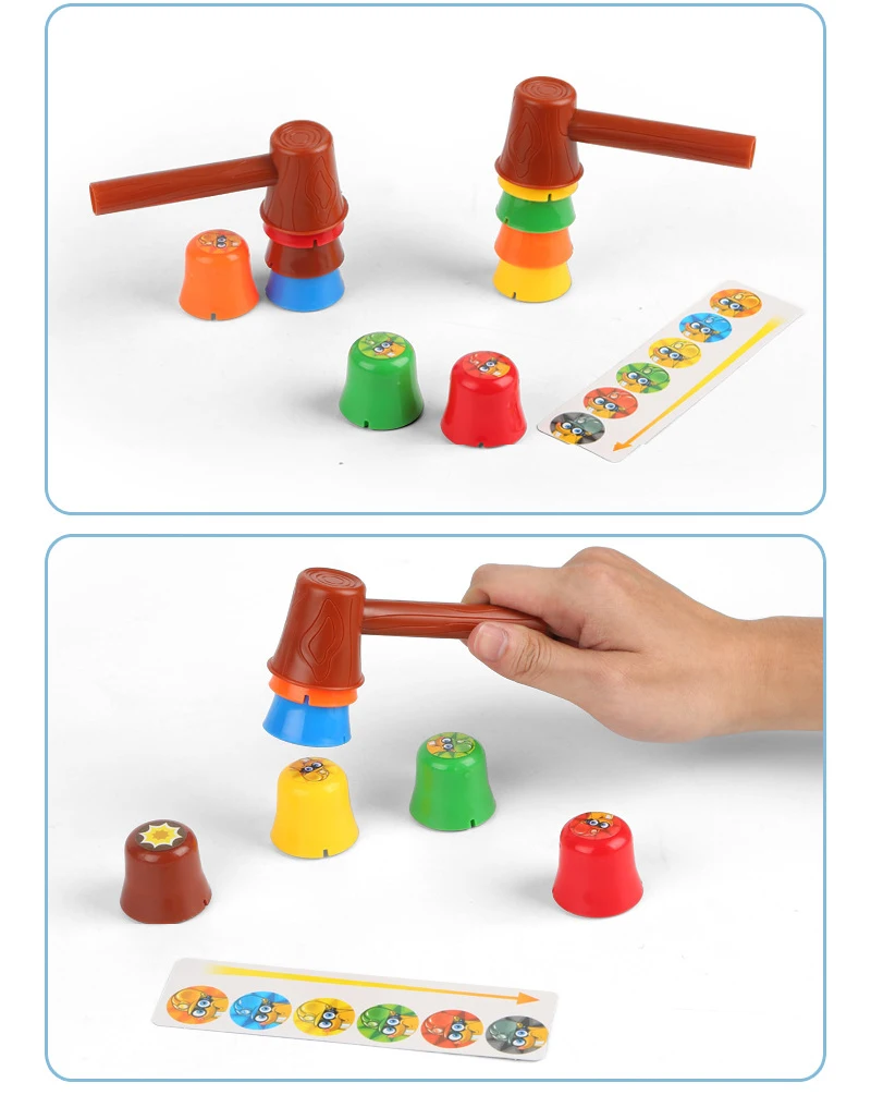 35PCS/Set Child Gophers Table Entertainment Toys for Parent-Child Interactive Toy Children Tacking Desk Playing Party Game | Игрушки и
