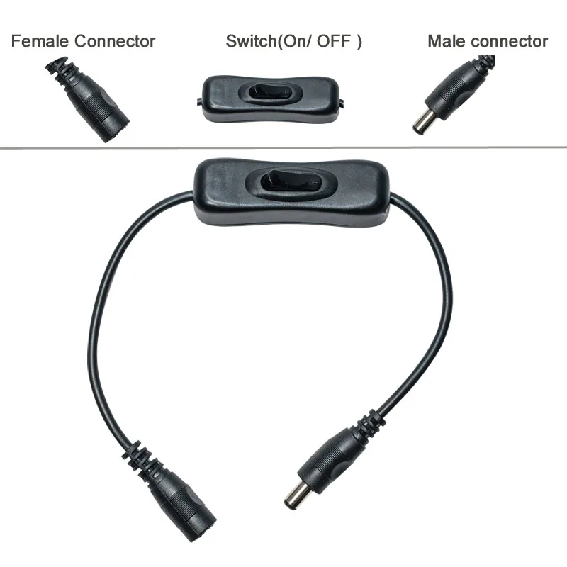 Фонарь удлинитель штекер гнездо 5 мм x 2 1 в / 3 4 разъем для фонаря|switch plate|splitter switchswitch