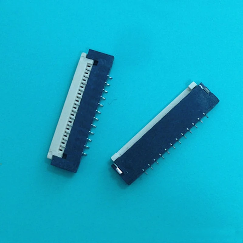 

10 шт. FPC коннектор LCD линейный разъем 1,0 шаг 18 pin флип под блокнот