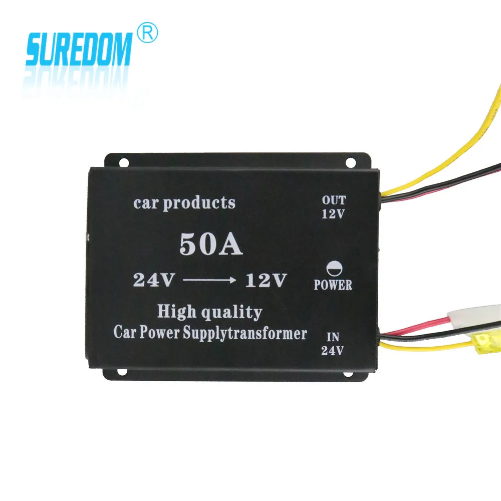 SUREDOM 50a 24В до 12В автомобильный понижающий преобразователь мощности из