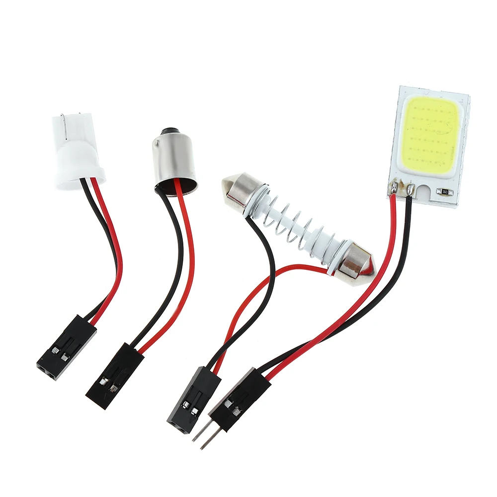 Новинка автомобильная светодиодная лампа 18 SMD COB купольсветильник для чтения