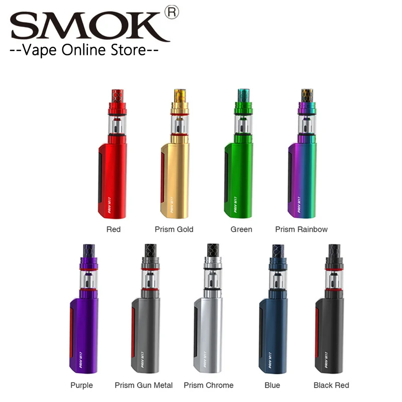 Original SMOK Priv M17 Starter Kit built-in 1200mAh battery 2ml capacity Stick 17MM tank &amp coil Vape kit | Электроника