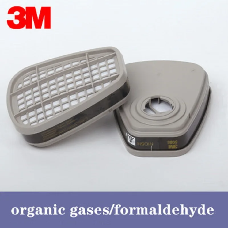 3M 6005 противогаз фильтр картридж 6200/7502 противогаз формальдегид органический пар респиратор украшение промышленной лаборатории