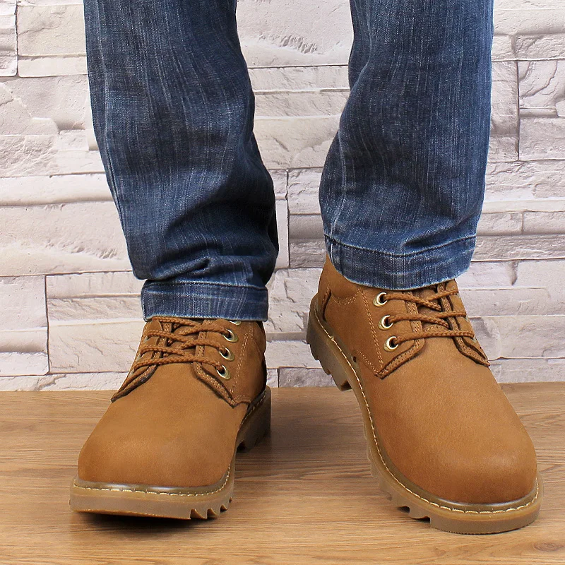 NORTHMARCH Fashion Men Shoes Genuine Leather Comfortable Waterproof Casual Lace-Up Breathable Work Footwear | Обувь