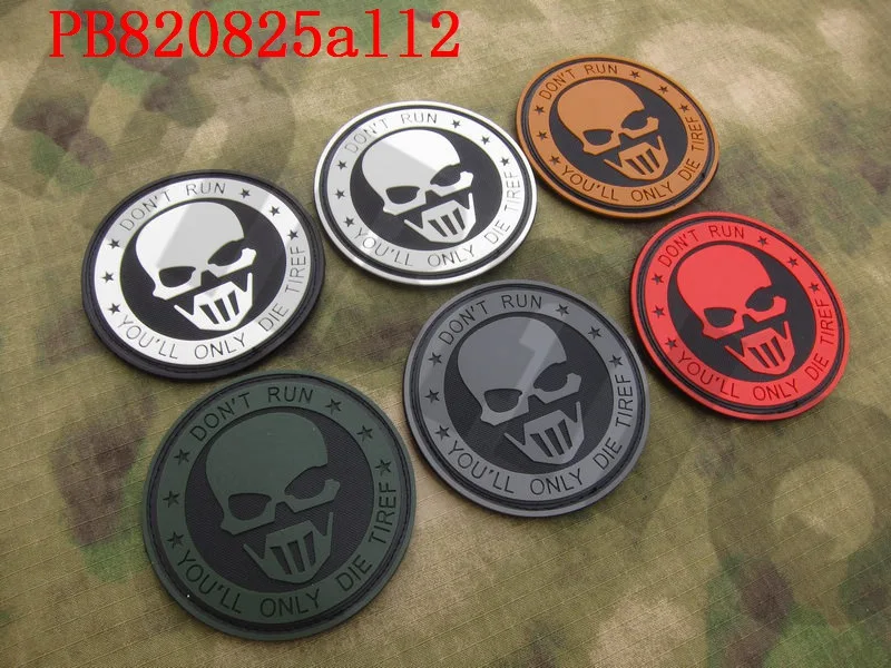 3D ПВХ-пластырь команда морских котиков США не бегает вы умираете только от