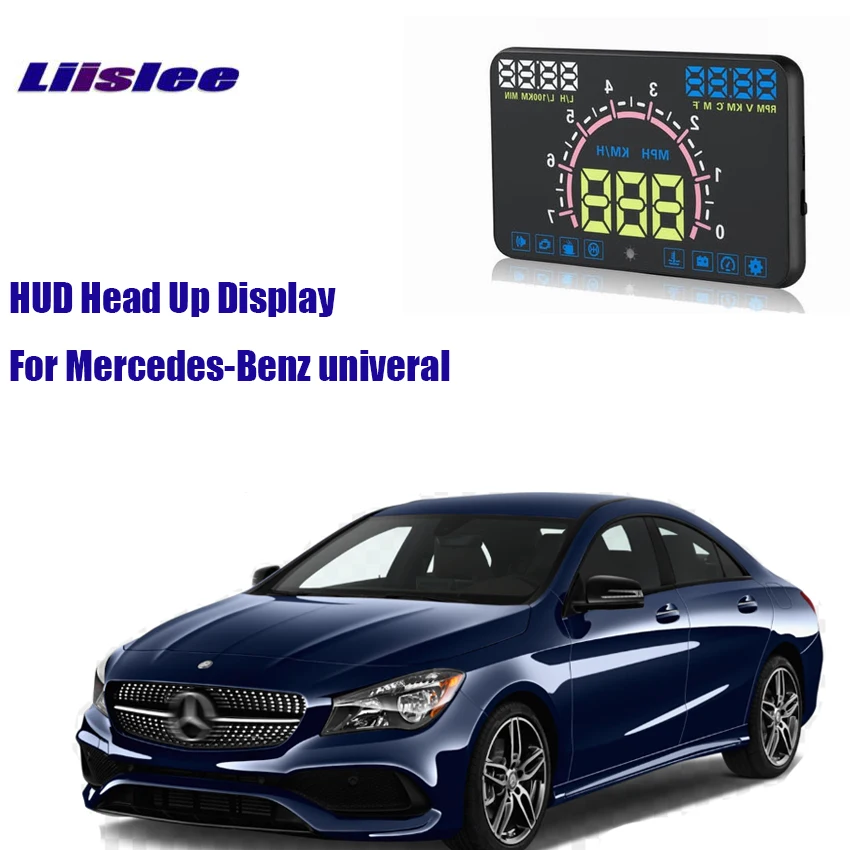 Liislee интерфейс E350 для Mercedes benz univeral HUD Дисплей автомобиля-Стайлинг Hud превышение