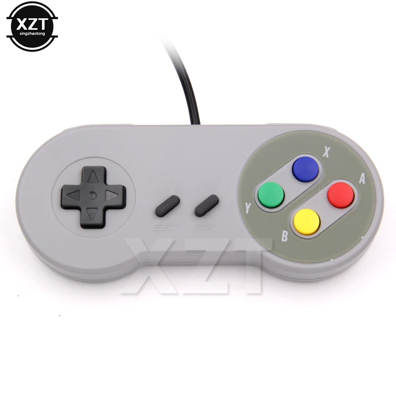 Проводной супер USB контроллер 1 шт. геймпад Джойстики ретро классический Snes usb PC