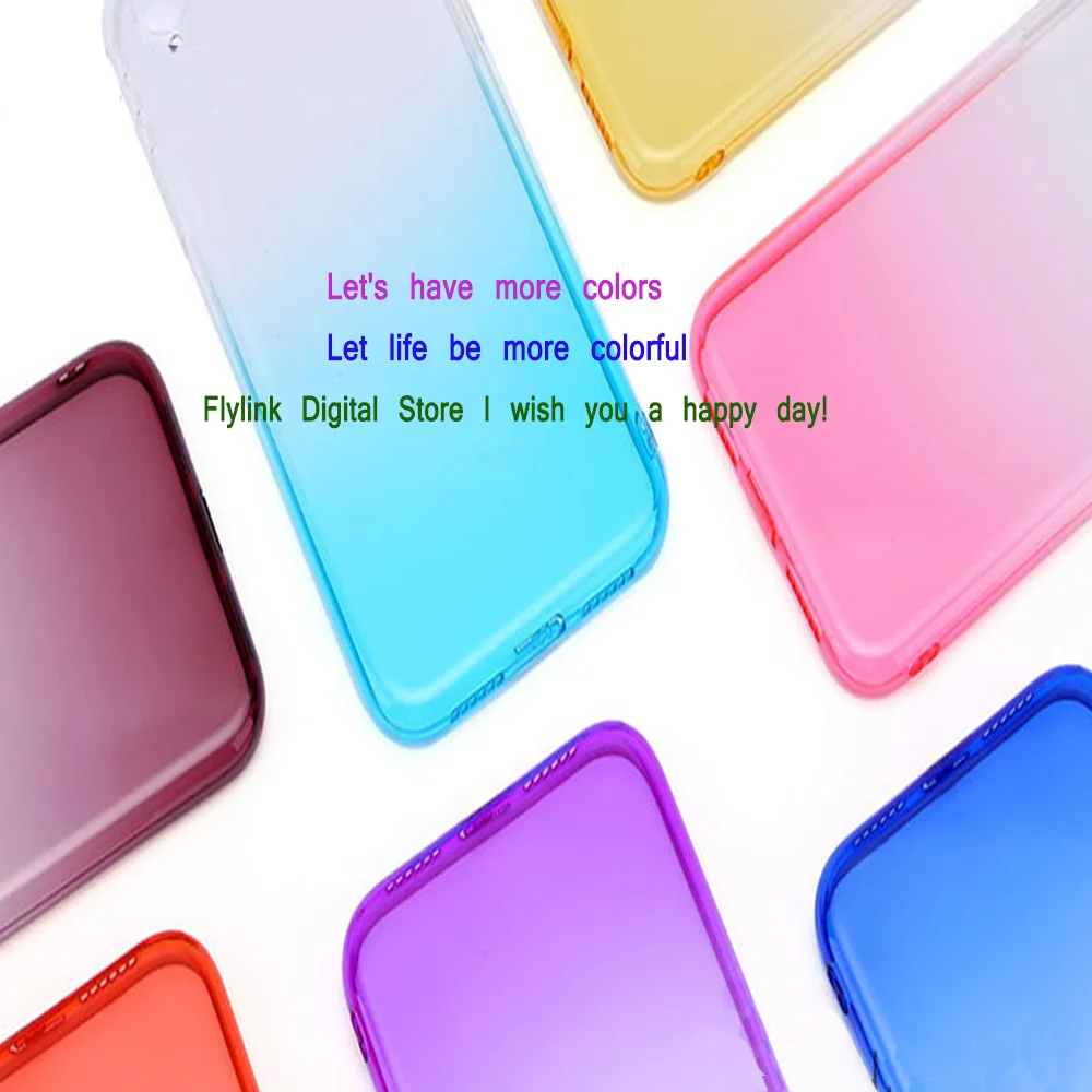 Мягкий ударопрочный чехол из ТПУ с полным покрытием для iPhone 5 6 7 8 plus