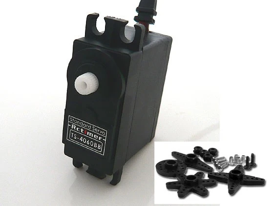 RCTIMER 4060BB полевого транзистора Стандартный Серводвигатель 40g 7 кг 0 19 сек TS-4060BB |