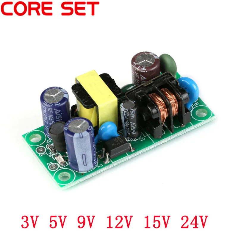 

AC-DC Switching Power Supply Board Isolated Switch Step Down Module AC 110V 220v to DC 3.3V 5V 9V 12V 15V 24V